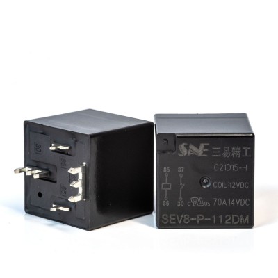 SEV8-P-112DM三易精工 70A 80A 100A汽车通用厂家继电器1 2VDC图4