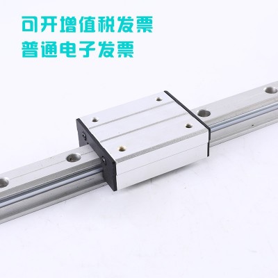 铝合金型材滚轮轴承滑轨道滑台/外置双轴心直线导轨滑块加工图2