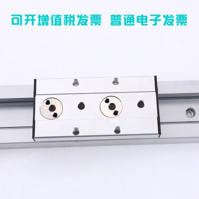 SGR10N/10E/15N/20N/25/30/35铝合金滚轮轴承双轴心直线导轨滑块图3