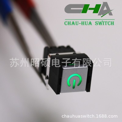 苏州供应热销音频设备/办公通信设备侧向式带灯自锁/复位按键开关图4