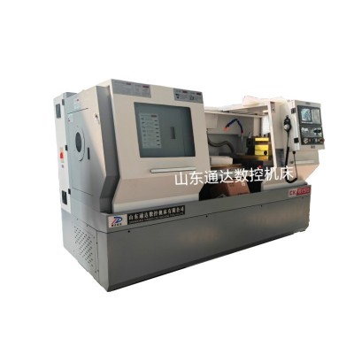 CK6150数控车床加工长度1米主轴无极变沈阳机型光洁度好图1