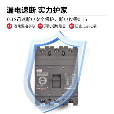厂家直供DM8光伏直流低压断路器400A低压塑壳断路器AC1140v图4