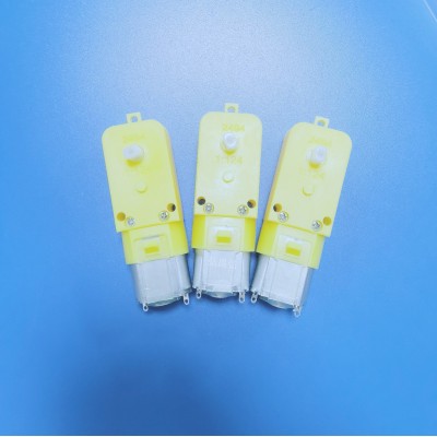 130TT铁盖减速电机.TT塑胶齿轮箱智能小车儿童玩具机器人微型马达图4
