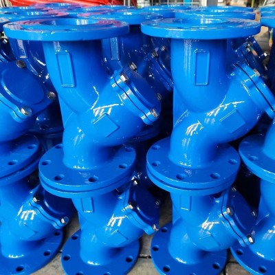法兰Y型过滤器GL41H球墨铸铁全通径过滤器y型过滤器图3