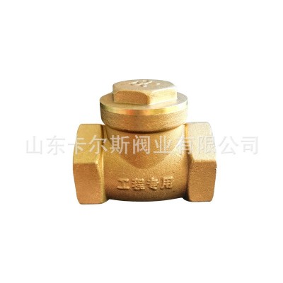 黄铜止回阀内螺纹逆止阀单向阀DN15-DN50球形立式止回阀图5