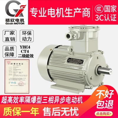 YBE4高效率全铜防爆二级能效CT4电机0.75kw-37 三相异步电动机图2
