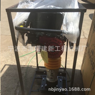 汽油冲击夯 工厂内燃机地基沥青路基夯实机小型手扶立式打夯机图3