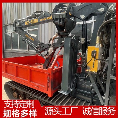 履带式随车抓机 山区泥泞路段抓取运输车 四不像抓竹子车图2