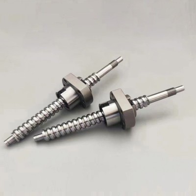 厂家现货供应微型滚珠丝杆SFKO802 SFKR1602螺母任意长度滚珠丝杆图4