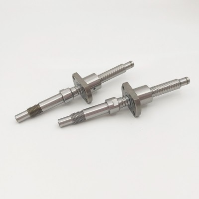 厂家现货供应微型滚珠丝杆SFKO802 SFKR1602螺母任意长度滚珠丝杆图3
