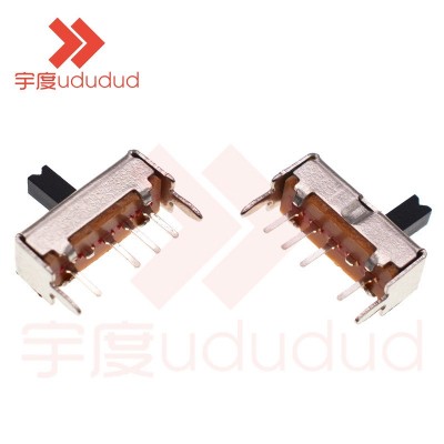 小型拨动开关 SS13D07 立式1P3T滑动开关三档波动开关 柄高2-10MM图3