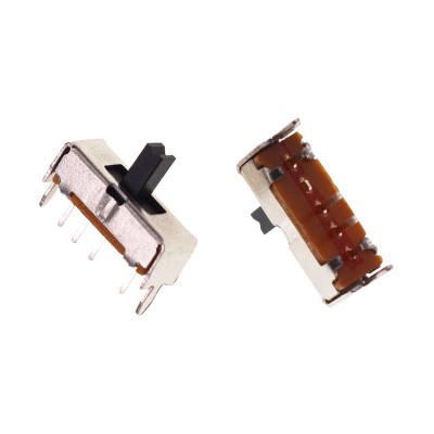 小型拨动开关 SS13D07 立式1P3T滑动开关三档波动开关 柄高2-10MM图5