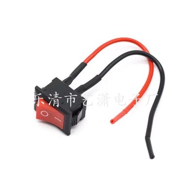 带线船型开关 KCD1 带线焊线电子秤小电器开关 15*21脚电源开关图2