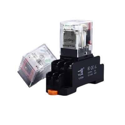 一佳小型交流220V电磁继电器24V直流YJ2N-GS/HH52P/54P中间继电器图5