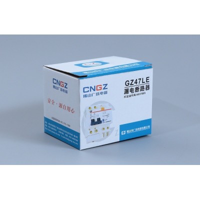 广珠漏电断路器63A空气开关2P漏电保护GZ47LE-63A图4