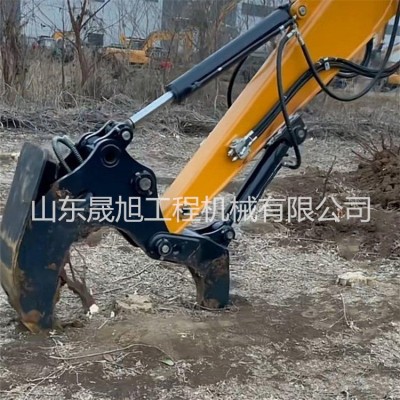 挖掘机液压挖拔器 液压双缸挖拔器 挖树根神器 挖拔一体机 挖掘机图3