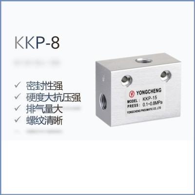 永诚气动YONGCHENG|KKP系列快排阀单向快速排气阀图4