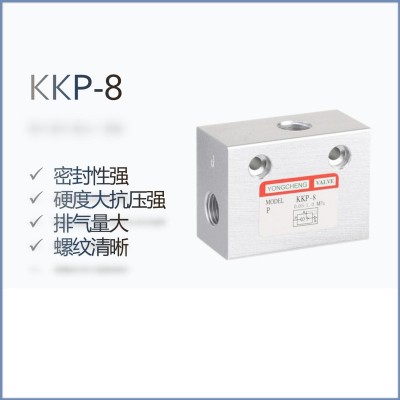 永诚气动YONGCHENG|KKP系列快排阀单向快速排气阀图2