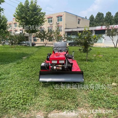 履带式微耕机 35马力水旱两用乘坐式旋耕机 大棚果园柴油推土除草图2