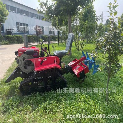 履带式微耕机 35马力水旱两用乘坐式旋耕机 大棚果园柴油推土除草图3