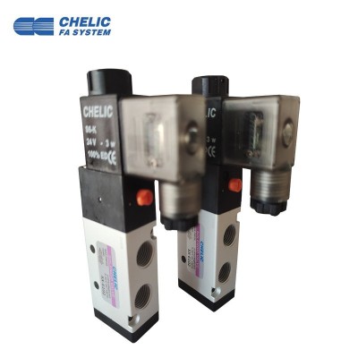 原装正品气立可CHELIC 电磁阀系列SX6102-DC24-K-L图3