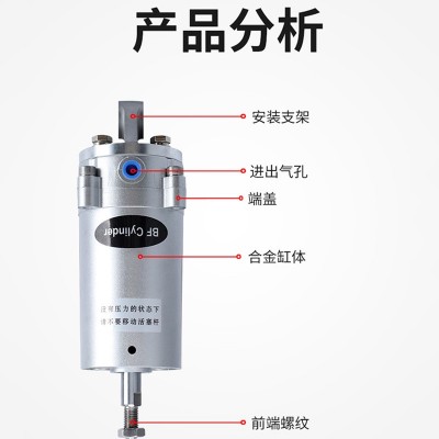 低摩擦气缸KFCS-63-78-S0-B0膜片超低摩擦气缸KSCS-63-78-S1-B0图4