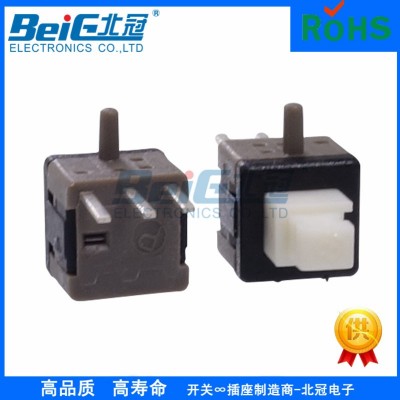 单边自锁按键开关/5.8*5.8带定位柱无锁按键开关/插件复位按键开图2