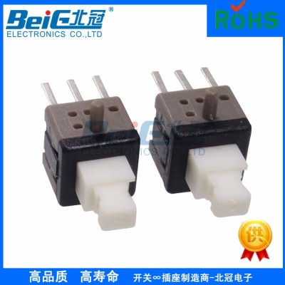 单边自锁按键开关/5.8*5.8带定位柱无锁按键开关/插件复位按键开图3