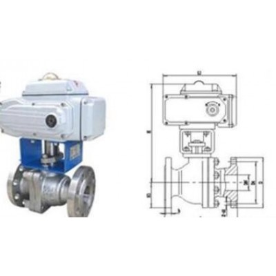 不锈钢电动切断球阀 电动球阀