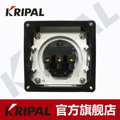 3孔+2孔户外插座 充电桩插座 56SO310F 10A防暴雨插座 KRIPAL图5