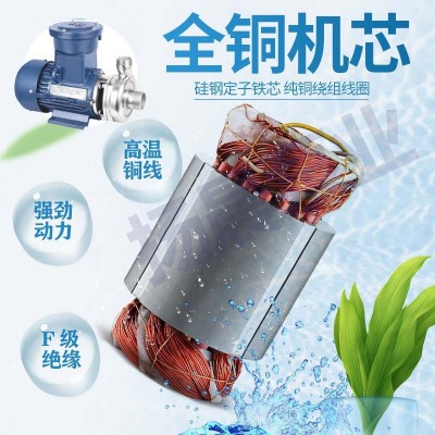 扬晨HYLZ0.37-3KW不锈钢自吸防爆卧式离心泵25HYLZ-8图3