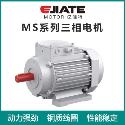 2.2KW三相异步电动机MS系列铝壳三相减速电动机机械设备配套电机图2