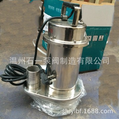 QDX不锈钢潜水泵拉伸清水304水泵QS小型家用抽水泵220V图2
