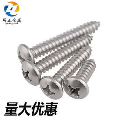 工厂直发正宗304不锈钢十字小盘头螺钉圆头机螺丝GB818 M2M3M4M5图2