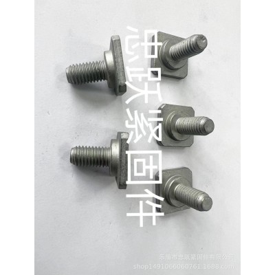 汽配螺栓 四方头螺栓 汽车电瓶夹螺栓.不锈钢直纹铆钉图3