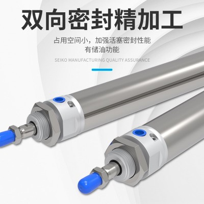 MA不锈钢迷你气缸小型气动16/20/25/32/40-50*75X12 5X100X150S-CA图2
