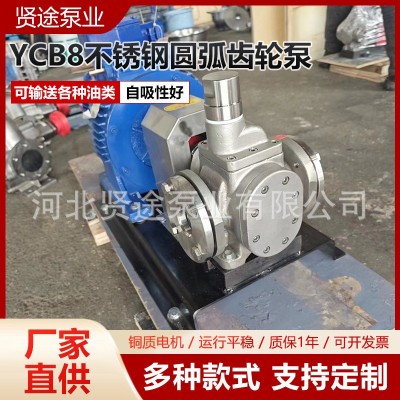 YCB8不锈钢圆弧齿轮泵 不锈钢齿轮泵 磁力齿轮泵 YCB圆弧齿轮泵图2