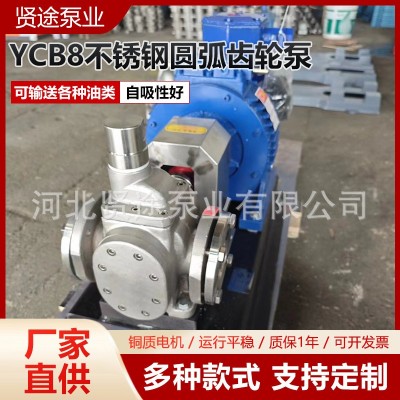 YCB8不锈钢圆弧齿轮泵 不锈钢齿轮泵 磁力齿轮泵 YCB圆弧齿轮泵图3
