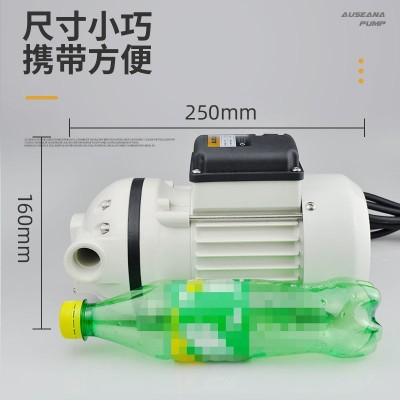 小型耐酸碱化工泵防腐蚀塑料泵电动自吸隔膜泵抽酒专用水泵食品级图5
