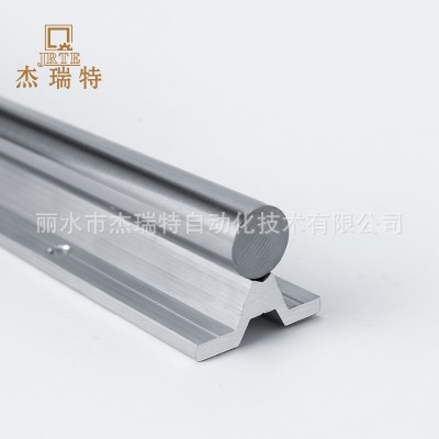 圆柱直线导轨SBR铝托导轨滑块铝合金导轨直线导轨木工滑台铝托图5