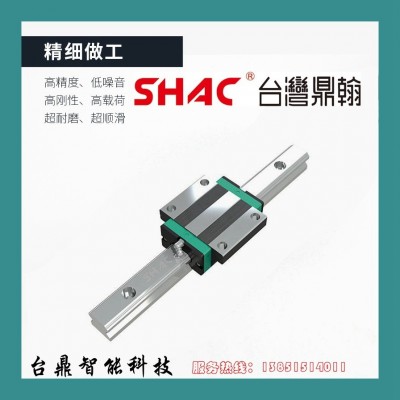 台湾鼎翰线性直线导轨滑轨方轨高防尘矩形法兰滑块滑座图3