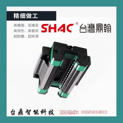 台湾鼎翰线性直线导轨滑轨方轨高防尘矩形法兰滑块滑座图2
