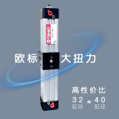 tenio 铁凝大扭力旋转气缸90/180度齿轮齿条摆动回转气缸厂家批发图5