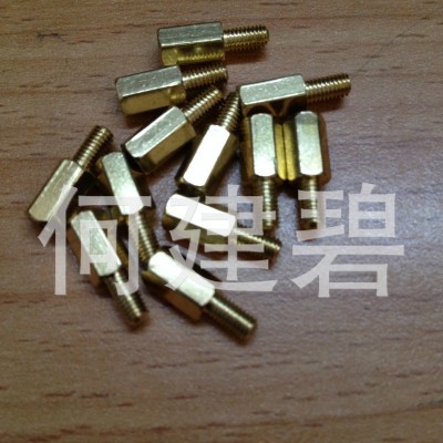 供应铜螺柱 六角铜螺柱 铜隔离柱 铜六角连接 阴阳隔离柱图5