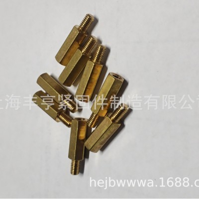 供应铜螺柱 六角铜螺柱 铜隔离柱 铜六角连接 阴阳隔离柱图3