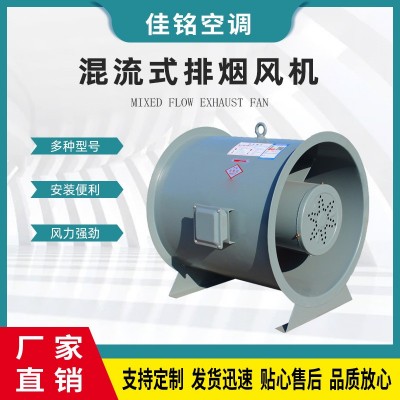 HTF轴流式单双速排烟风机厂家柜式风机箱车库消防耐高温排烟风机图3