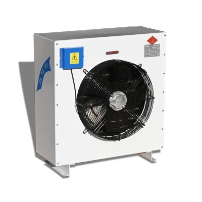 非标工业厂房车间大棚智能温控GS型热水蒸汽型轴流式暖风机图4