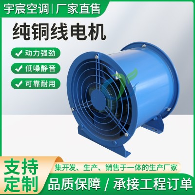 厂家供应BT35-11系列低噪音工业除尘通风机 管道抽风机防爆轴流风图4