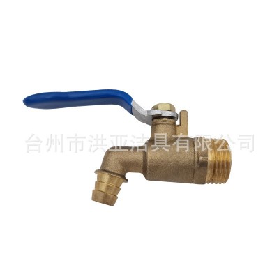 4分黄铜球芯快开水龙头家用工程迷你外螺纹水嘴带皮管接头水嘴图2