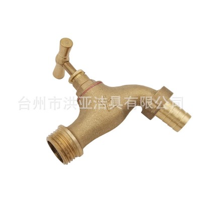 源头工厂批发工程黄铜水嘴 家用洗衣机水嘴带接头 户外花园水龙头图4